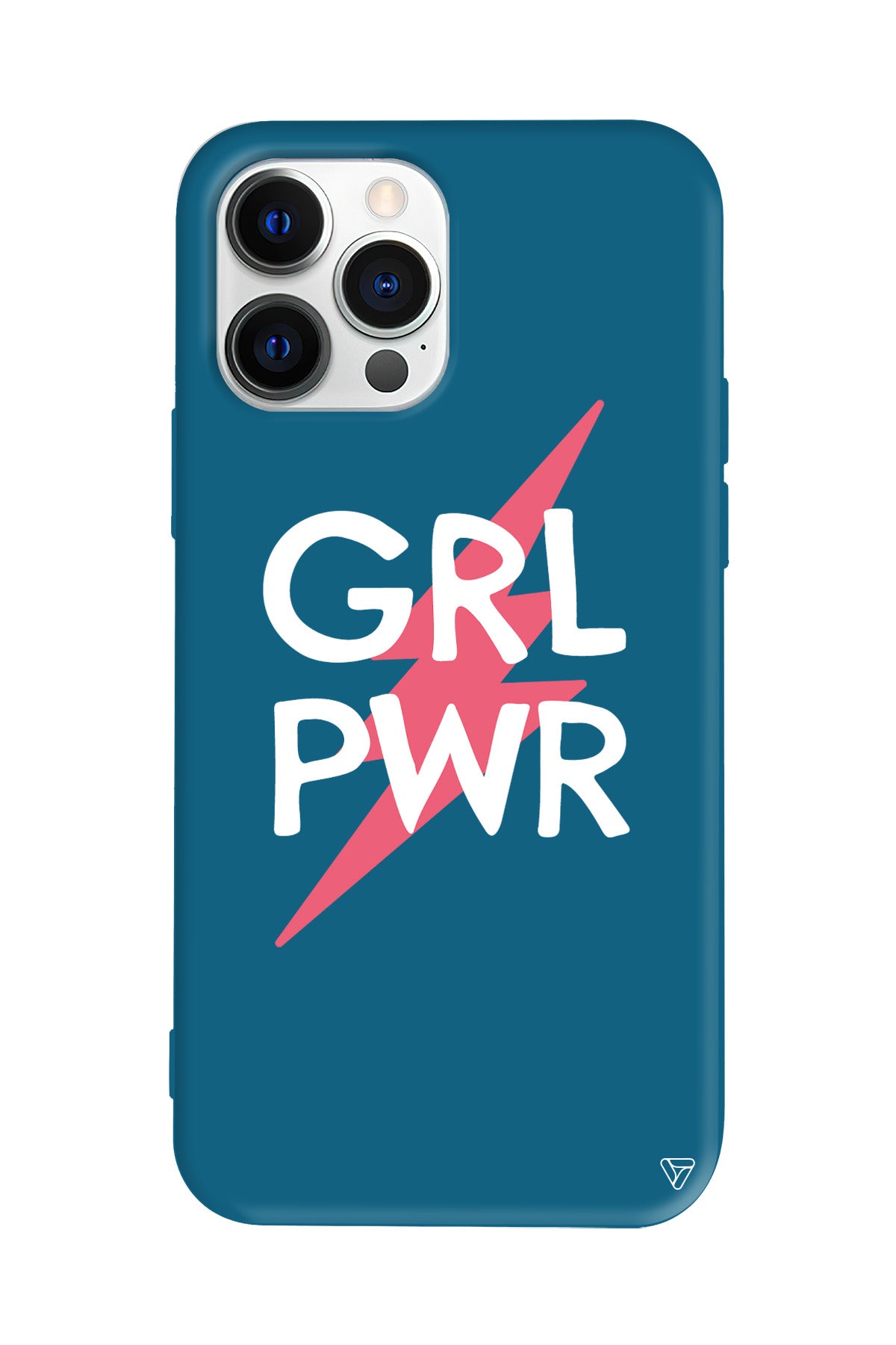 Flash and Grl Pwr Lansman Model İçi Kadife Silikon Telefon Kılıfı