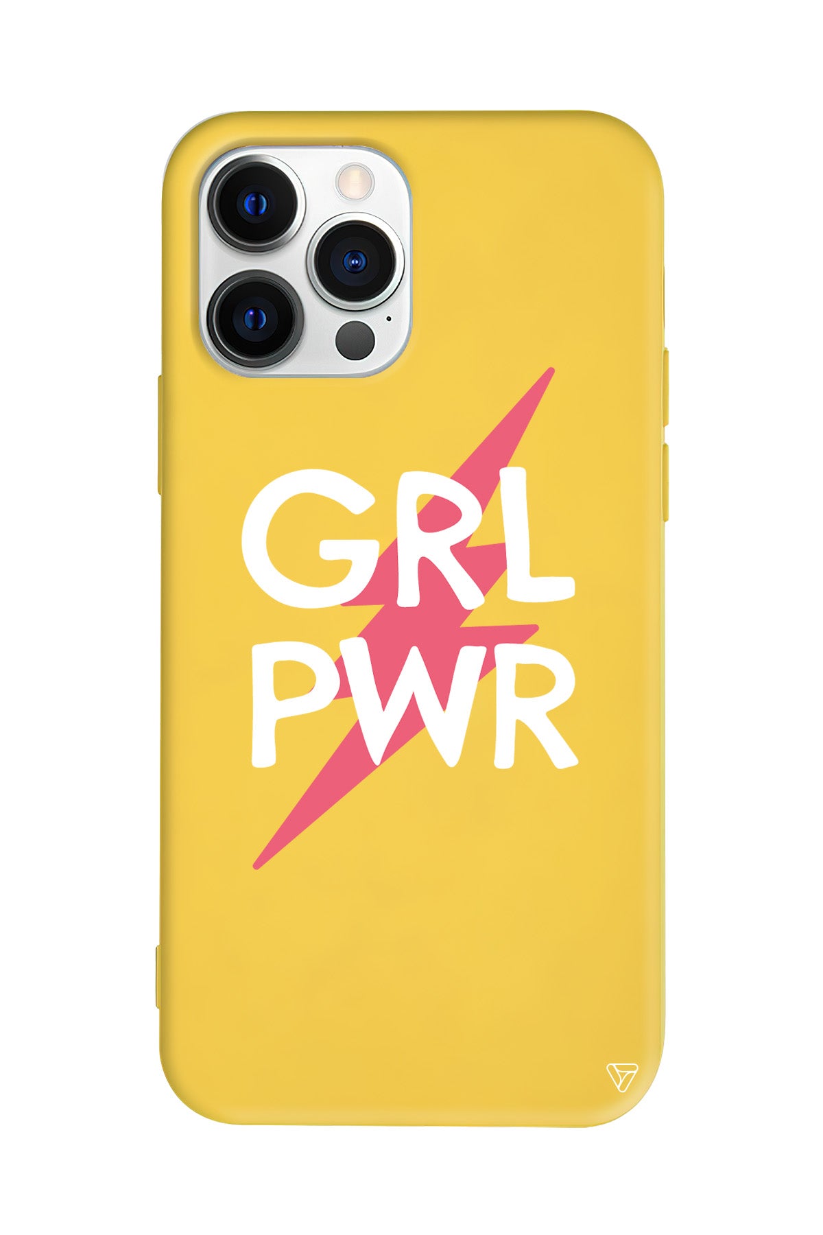 Flash and Grl Pwr Lansman Model İçi Kadife Silikon Telefon Kılıfı