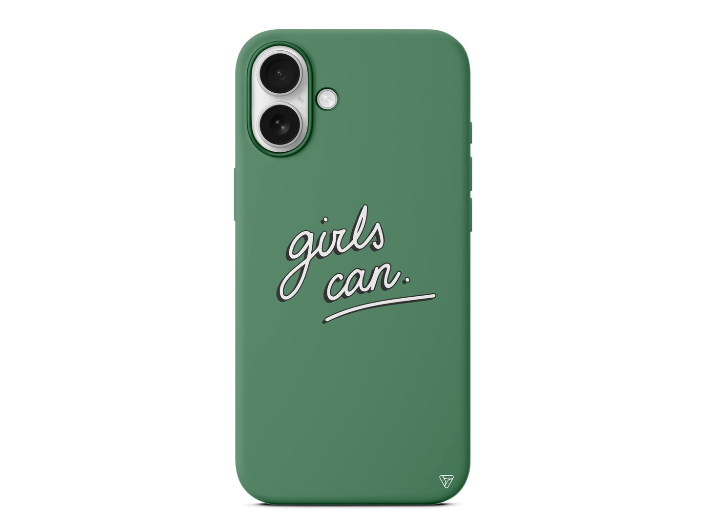 Girls Can! Lansman Model İçi Kadife Silikon Telefon Kılıfı – Plus Serisine Özel