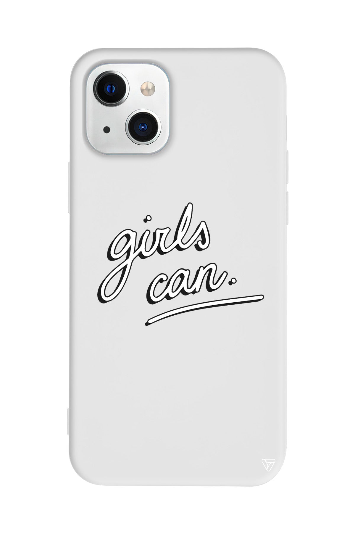 Girls Can! Lansman Model İçi Kadife Silikon Telefon Kılıfı – Plus Serisine Özel