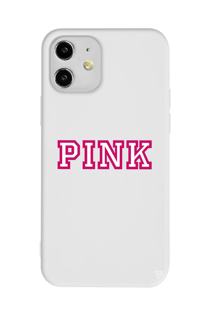 Pink Lansman Model İçi Kadife Silikon Telefon Kılıfı