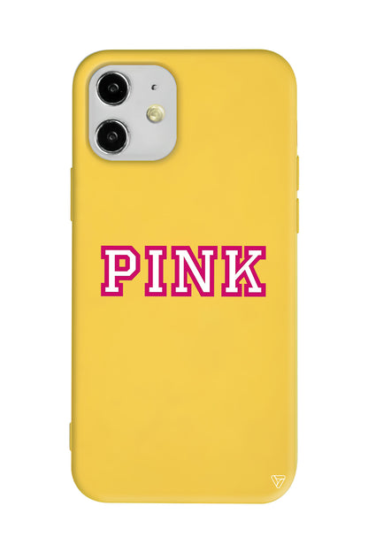 Pink Lansman Model İçi Kadife Silikon Telefon Kılıfı