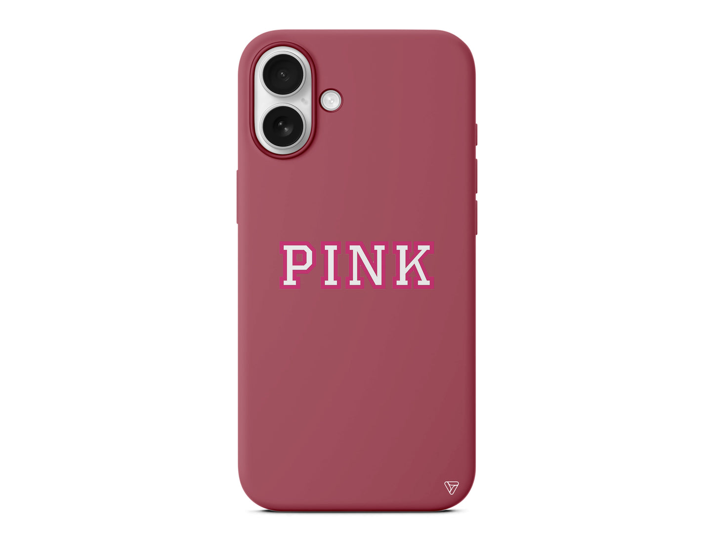 Pink Lansman Model İçi Kadife Silikon Telefon Kılıfı