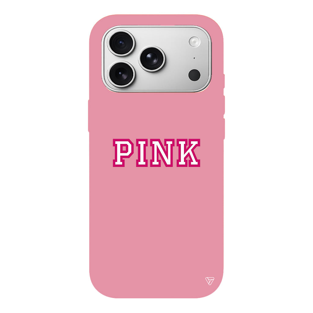 Pink Lansman Model İçi Kadife Silikon Telefon Kılıfı