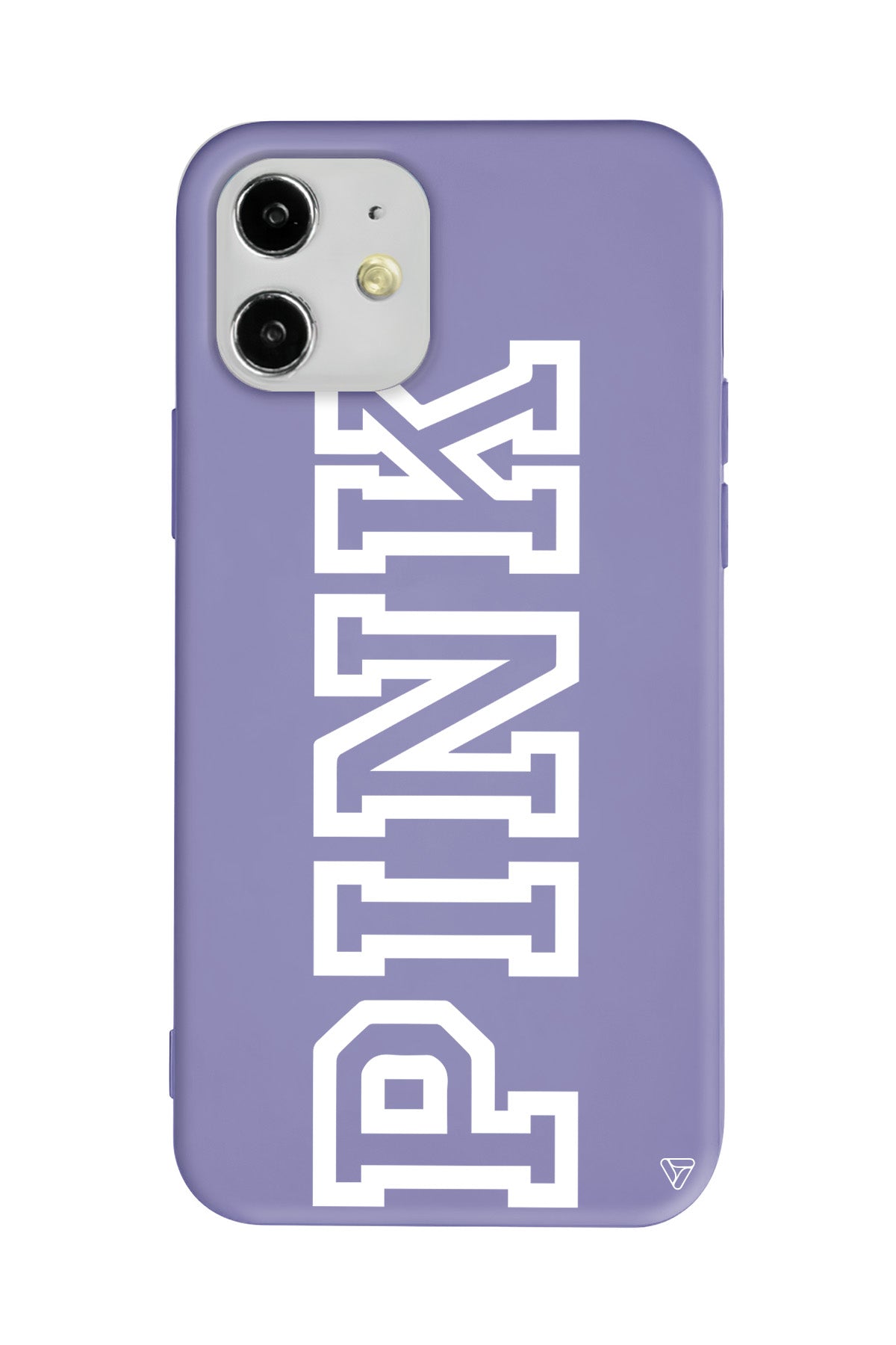 Pink Dikey Lansman Model İçi Kadife Silikon Telefon Kılıfı