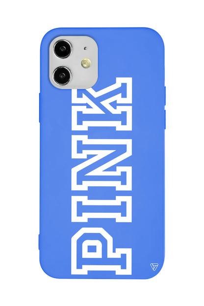 Pink Dikey Lansman Model İçi Kadife Silikon Telefon Kılıfı