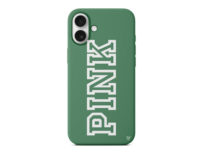 Pink Dikey Lansman Model İçi Kadife Silikon Telefon Kılıfı – Plus Serisine Özel