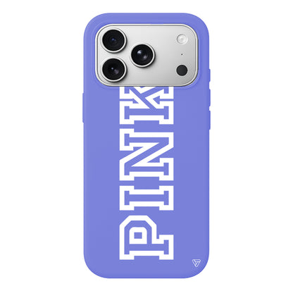 Pink Dikey Lansman Model İçi Kadife Silikon Telefon Kılıfı