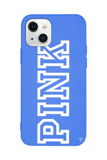 Pink Dikey Lansman Model İçi Kadife Silikon Telefon Kılıfı