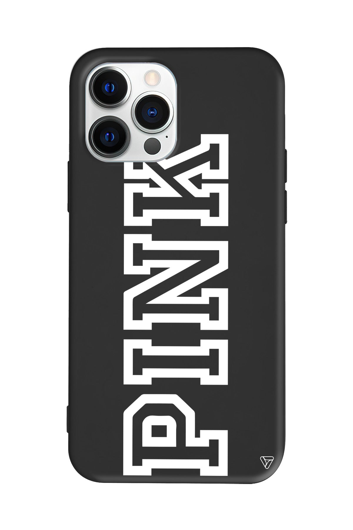 Pink Dikey Lansman Model İçi Kadife Silikon Telefon Kılıfı