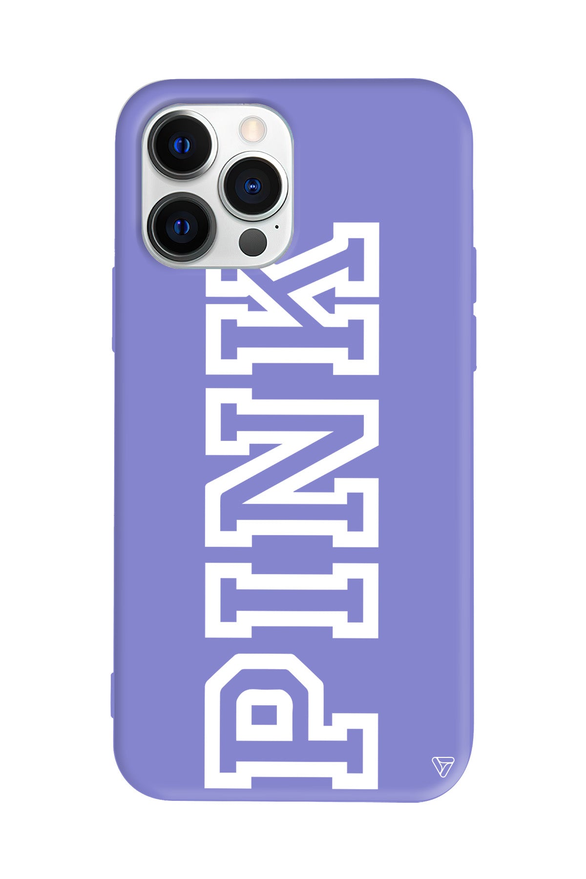 Pink Dikey Lansman Model İçi Kadife Silikon Telefon Kılıfı