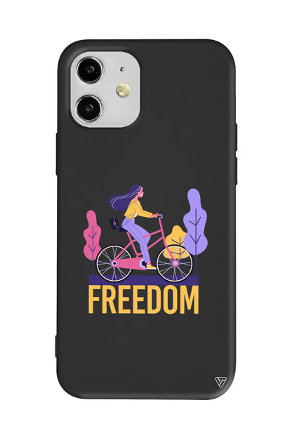 Freedom Lansman Model İçi Kadife Silikon Telefon Kılıfı