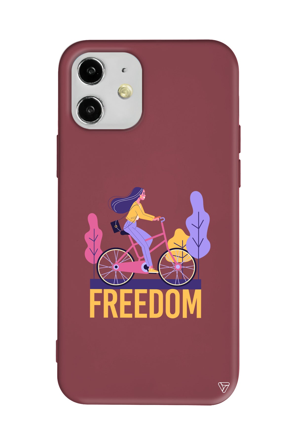 Freedom Lansman Model İçi Kadife Silikon Telefon Kılıfı
