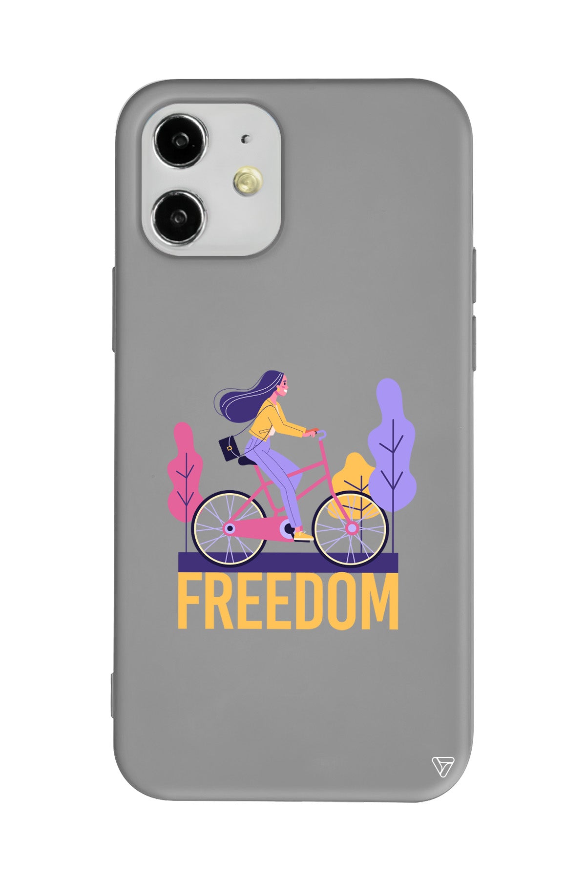 Freedom Lansman Model İçi Kadife Silikon Telefon Kılıfı