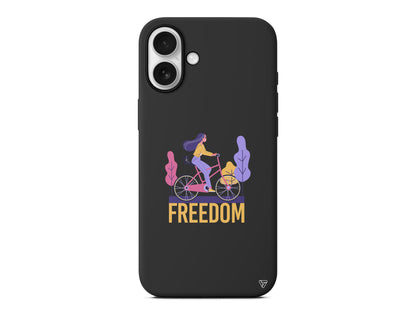 Freedom Lansman Model İçi Kadife Silikon Telefon Kılıfı