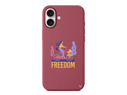 Freedom Lansman Model İçi Kadife Silikon Telefon Kılıfı – Plus Serisine Özel