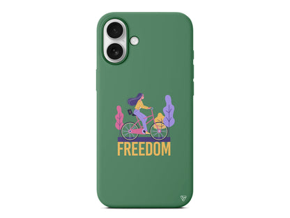 Freedom Lansman Model İçi Kadife Silikon Telefon Kılıfı