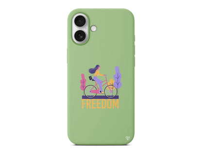 Freedom Lansman Model İçi Kadife Silikon Telefon Kılıfı