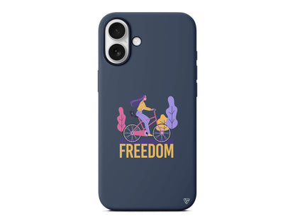 Freedom Lansman Model İçi Kadife Silikon Telefon Kılıfı – Plus Serisine Özel