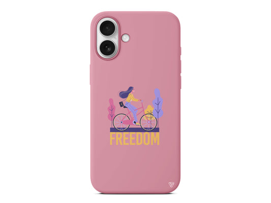 Freedom Lansman Model İçi Kadife Silikon Telefon Kılıfı – Plus Serisine Özel