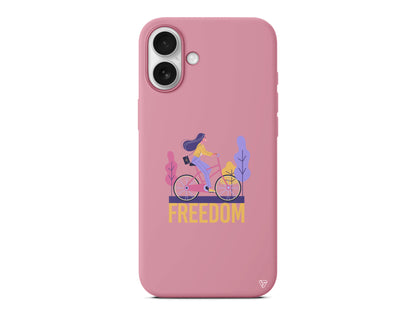 Freedom Lansman Model İçi Kadife Silikon Telefon Kılıfı