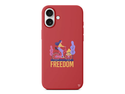 Freedom Lansman Model İçi Kadife Silikon Telefon Kılıfı – Plus Serisine Özel