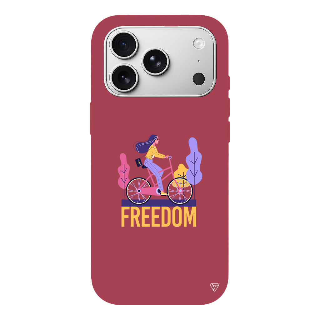Freedom Lansman Model İçi Kadife Silikon Telefon Kılıfı