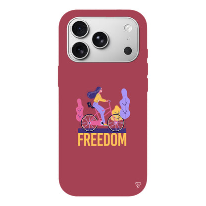 Freedom Lansman Model İçi Kadife Silikon Telefon Kılıfı