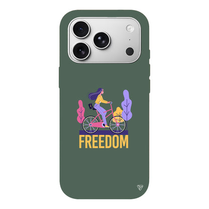 Freedom Lansman Model İçi Kadife Silikon Telefon Kılıfı