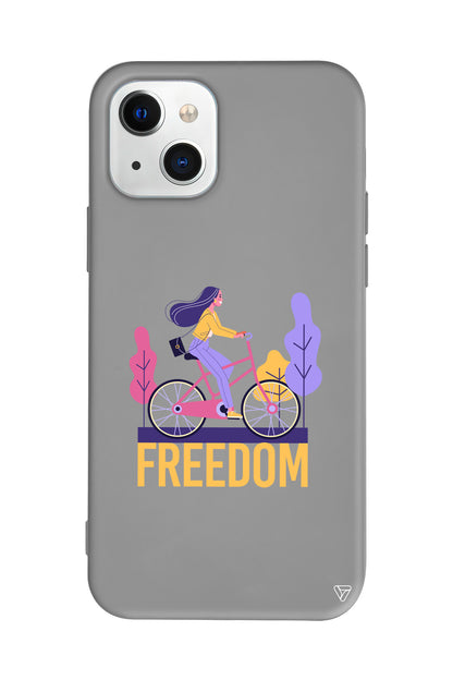 Freedom Lansman Model İçi Kadife Silikon Telefon Kılıfı – Plus Serisine Özel