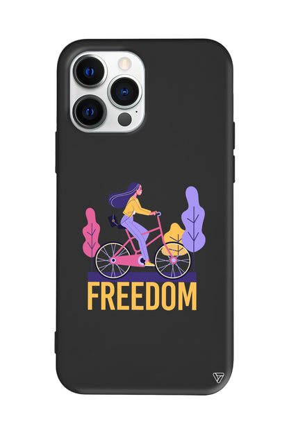 Freedom Lansman Model İçi Kadife Silikon Telefon Kılıfı