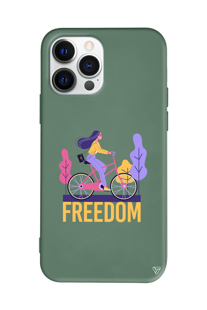 Freedom Lansman Model İçi Kadife Silikon Telefon Kılıfı