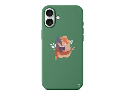 Book Lover Lansman Model İçi Kadife Silikon Telefon Kılıfı – Plus Serisine Özel