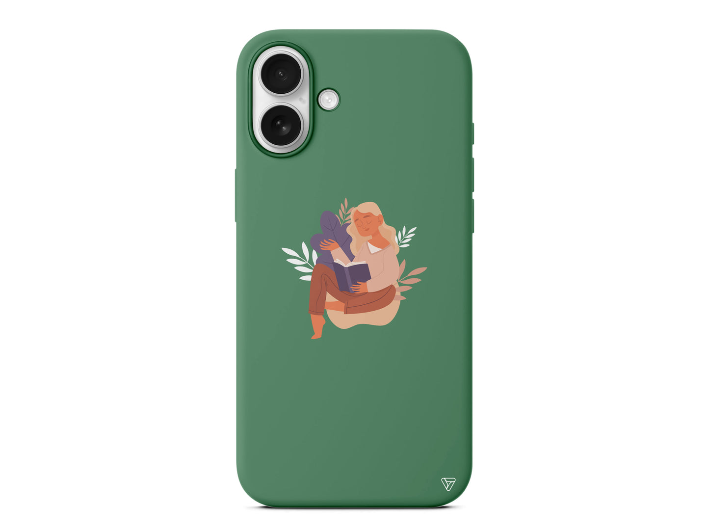 Book Lover Lansman Model İçi Kadife Silikon Telefon Kılıfı