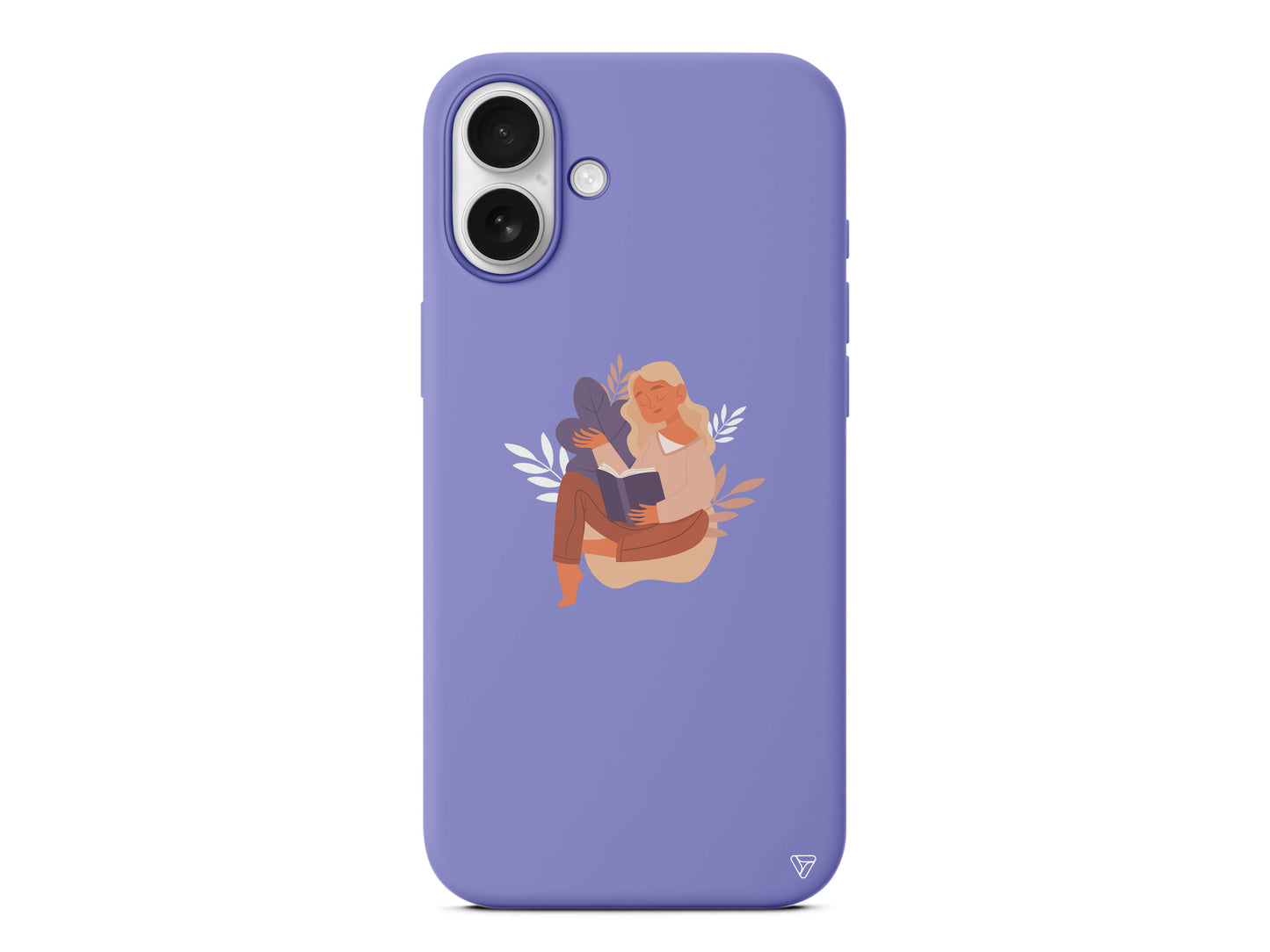 Book Lover Lansman Model İçi Kadife Silikon Telefon Kılıfı