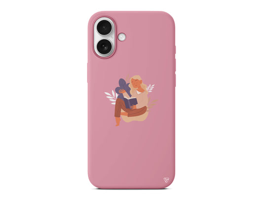 Book Lover Lansman Model İçi Kadife Silikon Telefon Kılıfı – Plus Serisine Özel