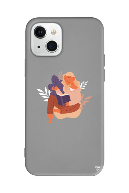 Book Lover Lansman Model İçi Kadife Silikon Telefon Kılıfı – Plus Serisine Özel