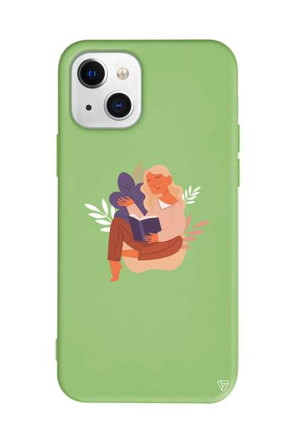 Book Lover Lansman Model İçi Kadife Silikon Telefon Kılıfı – Plus Serisine Özel