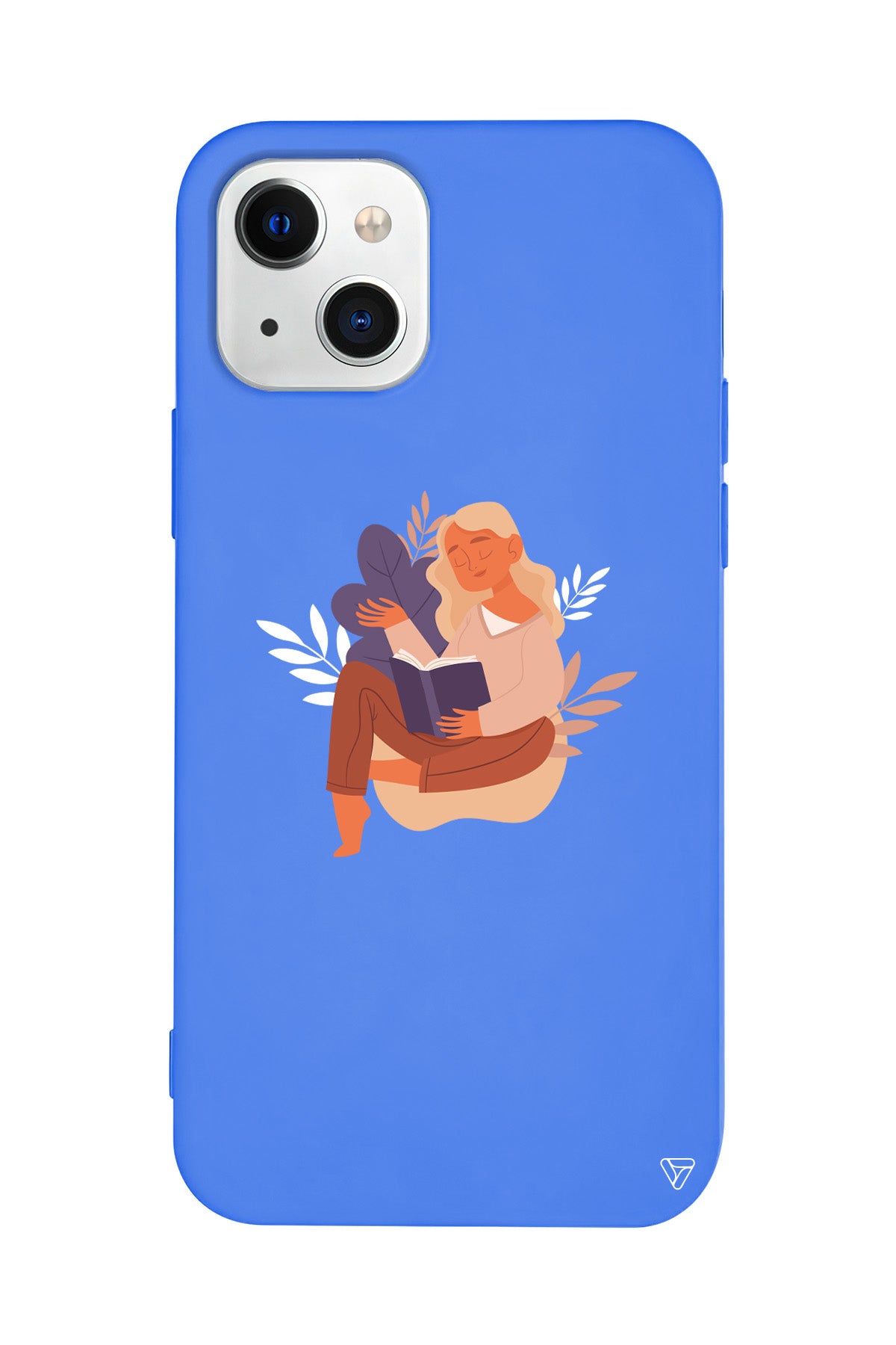 Book Lover Lansman Model İçi Kadife Silikon Telefon Kılıfı