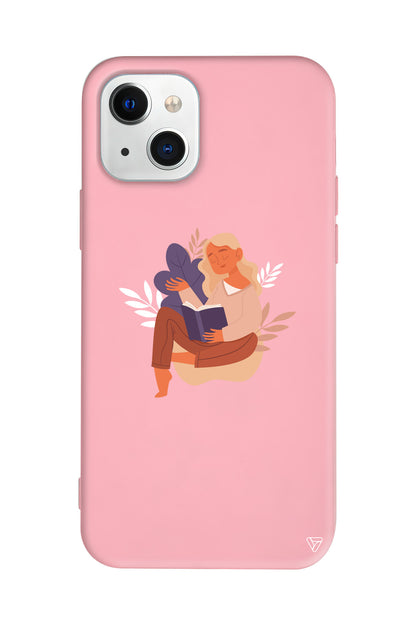 Book Lover Lansman Model İçi Kadife Silikon Telefon Kılıfı – Plus Serisine Özel