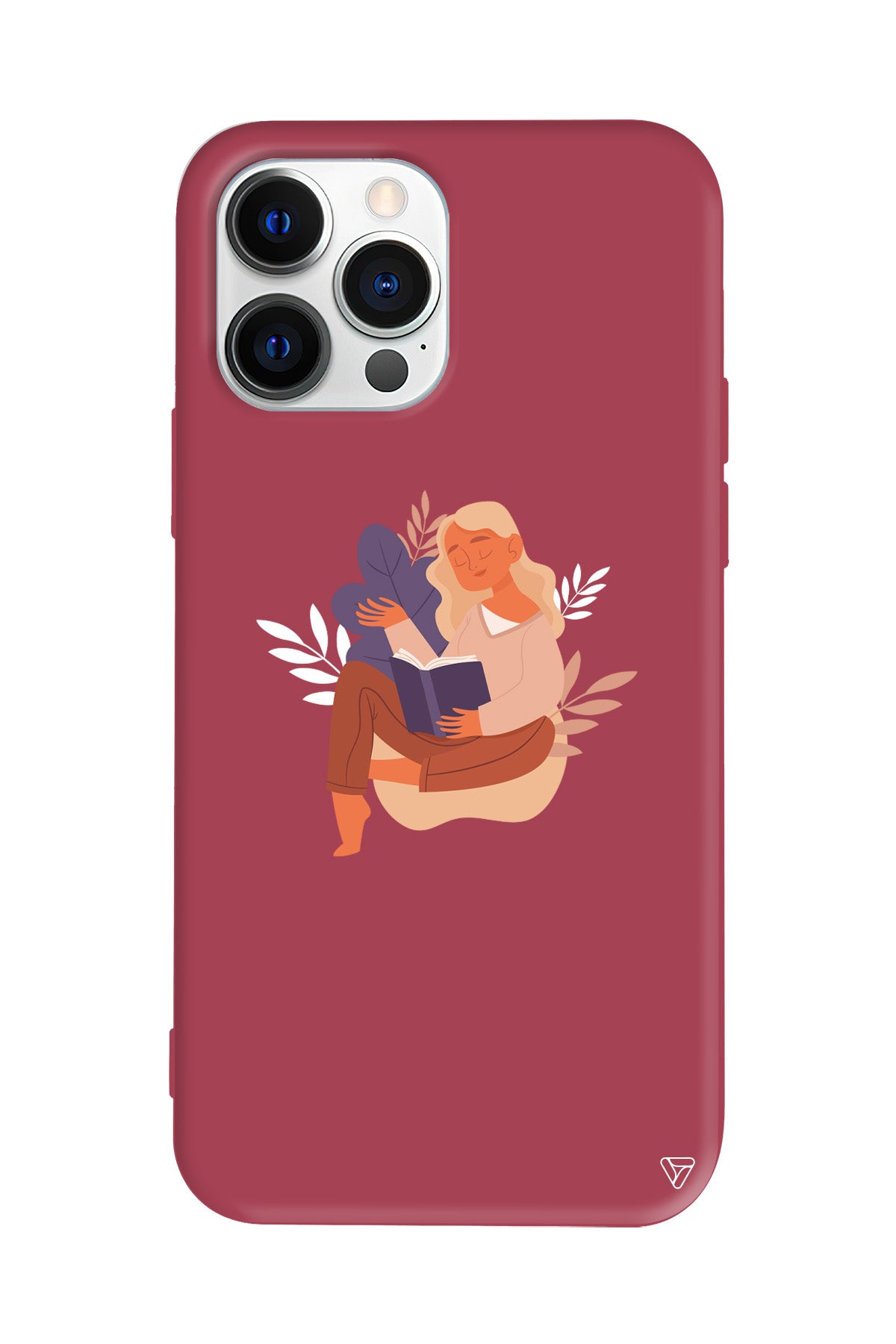 Book Lover Lansman Model İçi Kadife Silikon Telefon Kılıfı