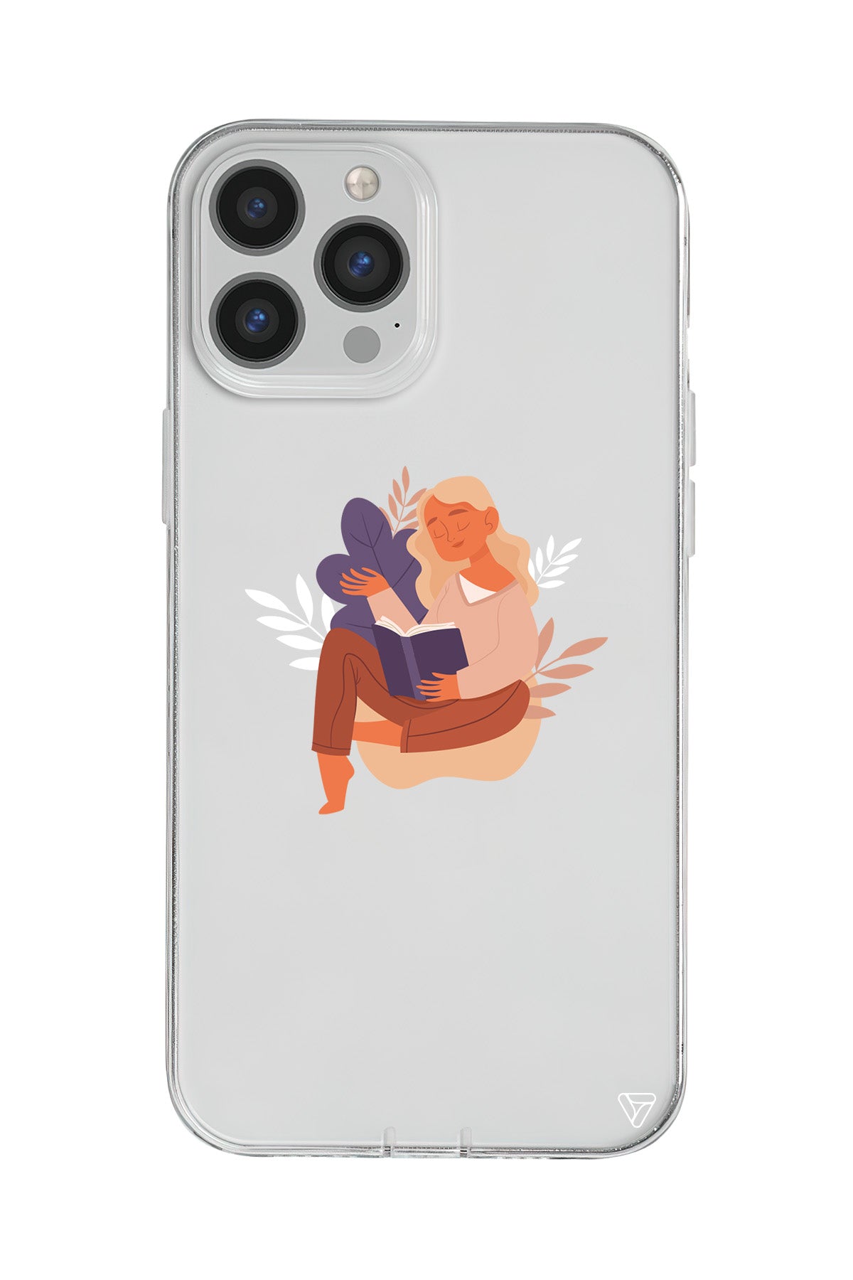 Book Lover Lansman Model İçi Kadife Silikon Telefon Kılıfı