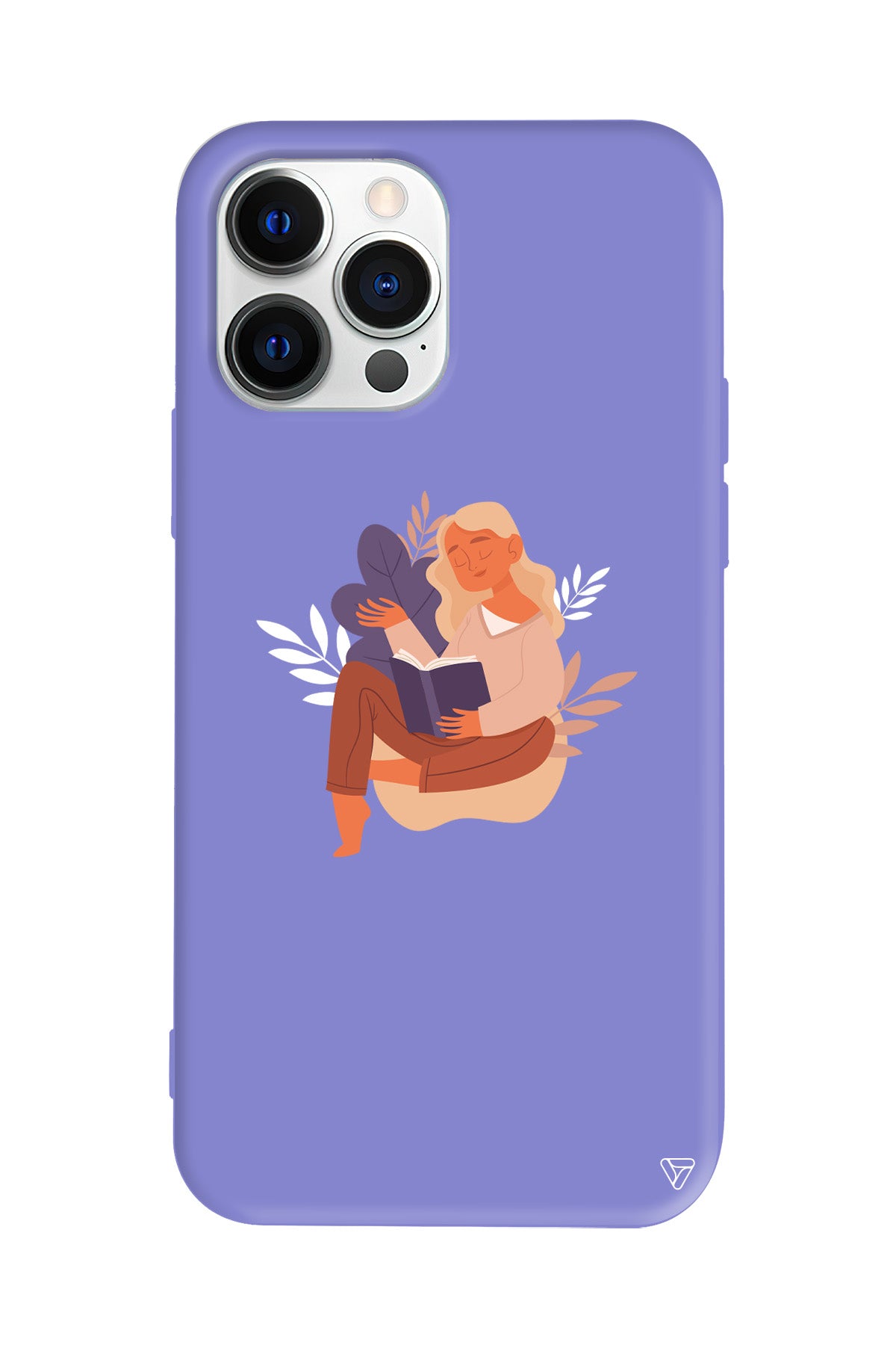 Book Lover Lansman Model İçi Kadife Silikon Telefon Kılıfı