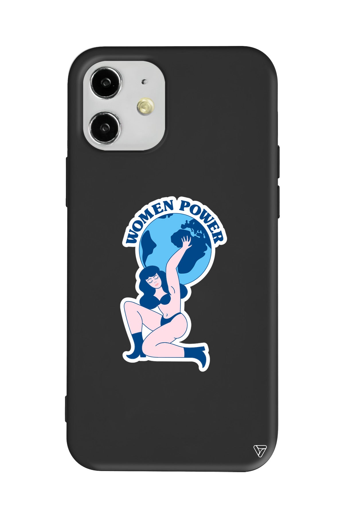 World Up Woman Lansman Model İçi Kadife Silikon Telefon Kılıfı