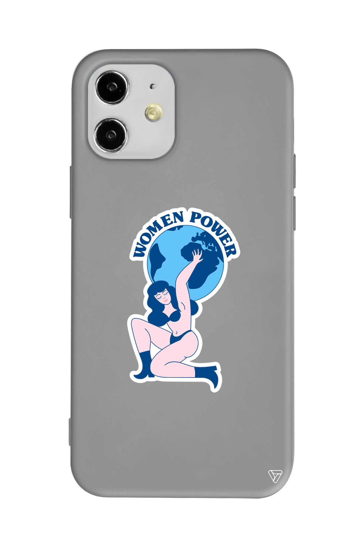 World Up Woman Lansman Model İçi Kadife Silikon Telefon Kılıfı