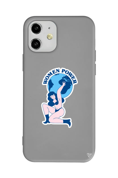 World Up Woman Lansman Model İçi Kadife Silikon Telefon Kılıfı