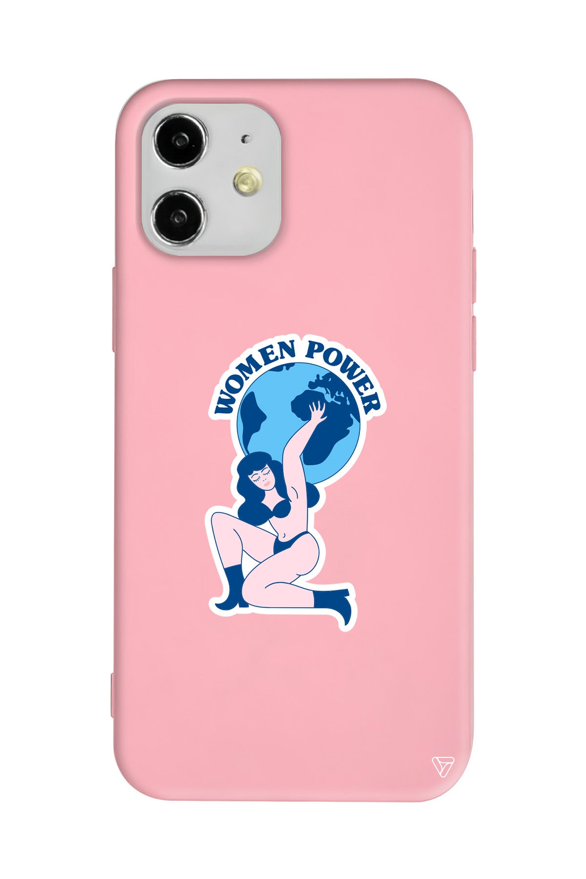 World Up Woman Lansman Model İçi Kadife Silikon Telefon Kılıfı