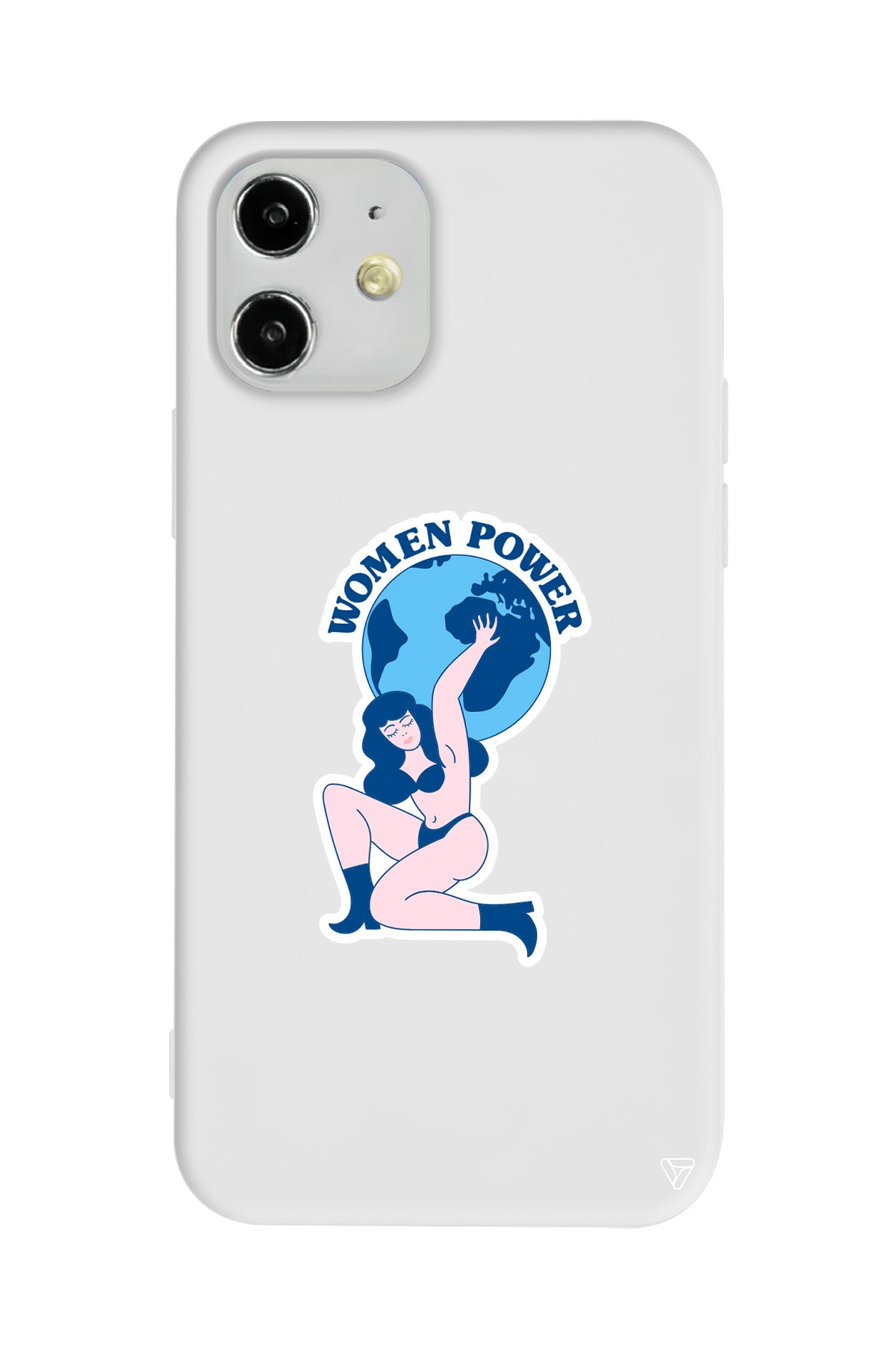 World Up Woman Lansman Model İçi Kadife Silikon Telefon Kılıfı