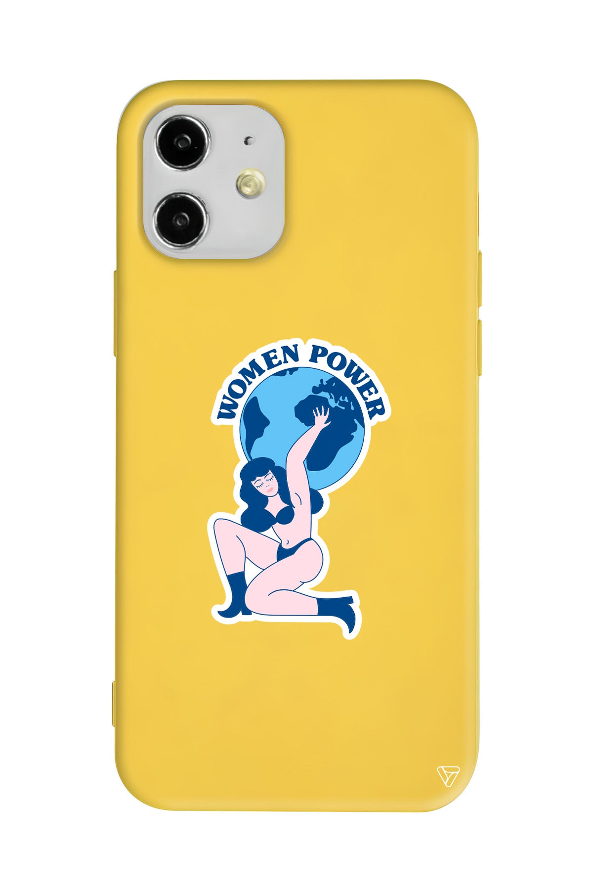 World Up Woman Lansman Model İçi Kadife Silikon Telefon Kılıfı