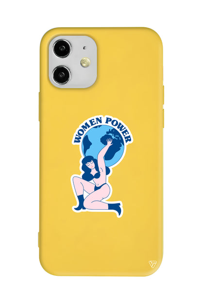 World Up Woman Lansman Model İçi Kadife Silikon Telefon Kılıfı